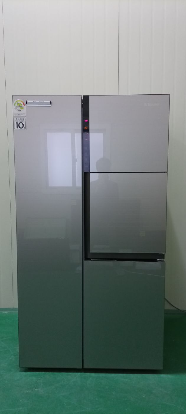 1194 대우클라쎄 806L 3도어양문형냉장고(실버그레이