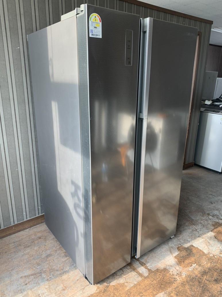 [중고] 삼성전자 고급세트 831리터 쇼케이스 양문형 냉장고 + 21kg 워터젯 세탁기